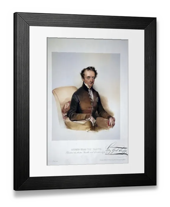 Framed Print : Ludwig Patrick Johannes Graf Taaffe (born 23 December 1791 in Brno) Framed Print : Ludwig Patrick Johannes Graf Taaffe (born 23 December 1791 in Brno)