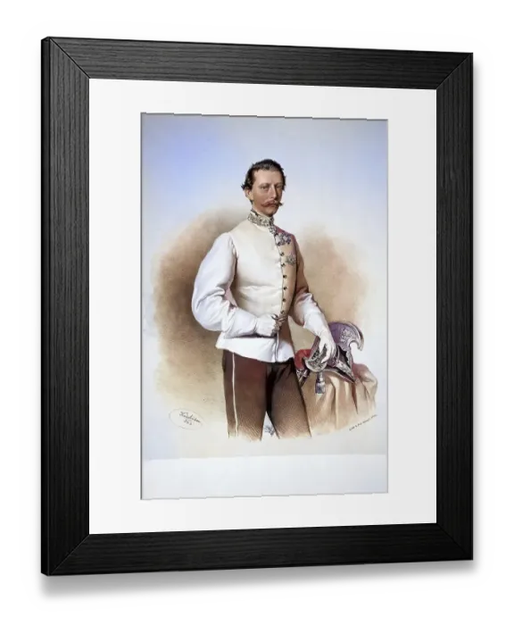 Framed Print : Ludwig Prinz von Hohenlohe-Langenburg (1823-1866)