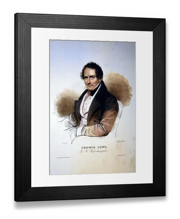 Framed Print : Johann Daniel Ludwig Loewe (1795-1871) Framed Print : Johann Daniel Ludwig Loewe (1795-1871)