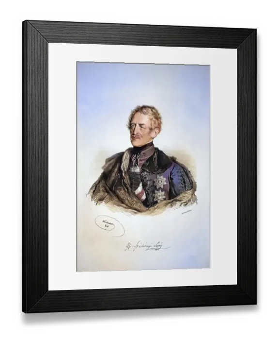 Framed Print : Lajos Maria Aloys Szechenyi de Sarvar-Felsoevidek (1781-1855) Count
