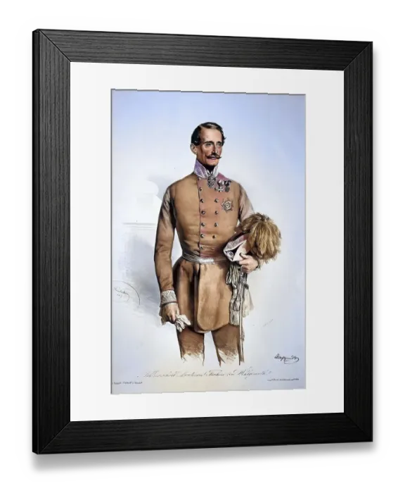 Framed Print : Ludwig Freiherr von Wohlgemuth (born 25 May 1788 in Vienna) Framed Print : Ludwig Freiherr von Wohlgemuth (born 25 May 1788 in Vienna)