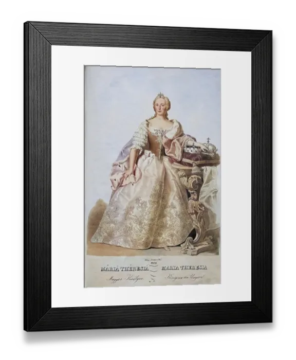 Framed Print : Maria Theresa of Austria (born 13 May 1717 in Vienna)