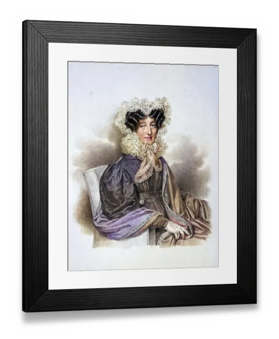 Framed Print : Maria Antonie Czernin, nee Salm-Neuburg (1776-1840)