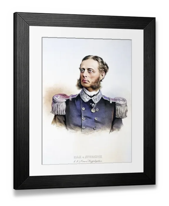 Framed Print : Maximilian Daublebsky Freiherr von Sterneck zu Ehrenstein (born 14 February 1829 in Klagenfurt)