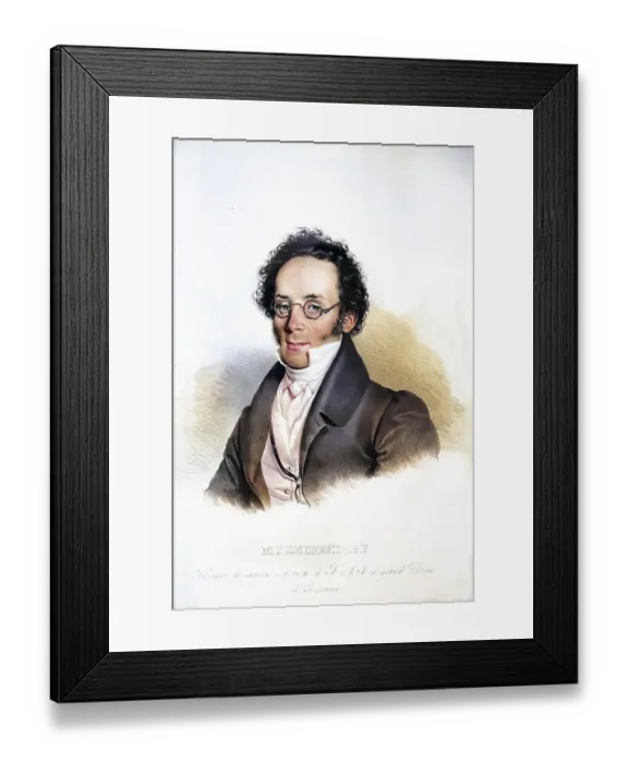 Framed Print : Maximilian Marcus Joseph Leidesdorf
