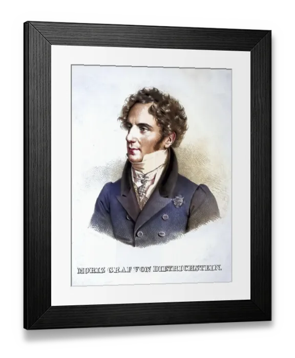 Framed Print : Prince Moriz Joseph Johann von Dietrichstein-Proskau-Leslie (born 19 February 1775 in Vienna)