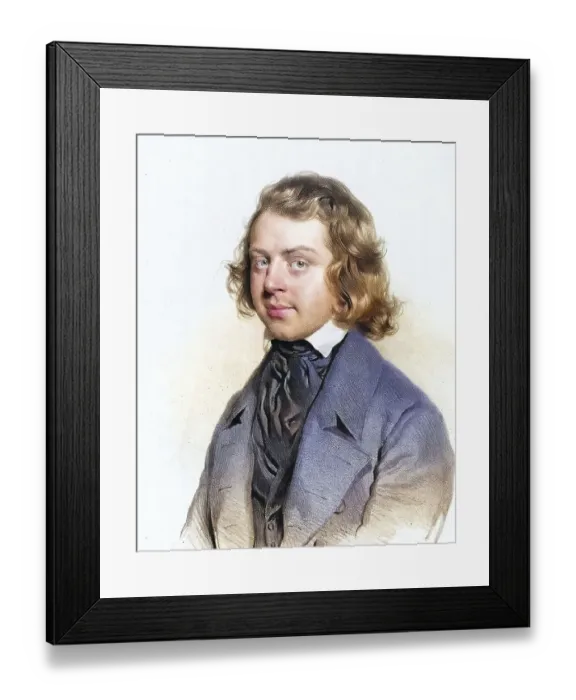 Framed Print : Niels Wilhelm Gade (born 22 February 1817 in Copenhagen)