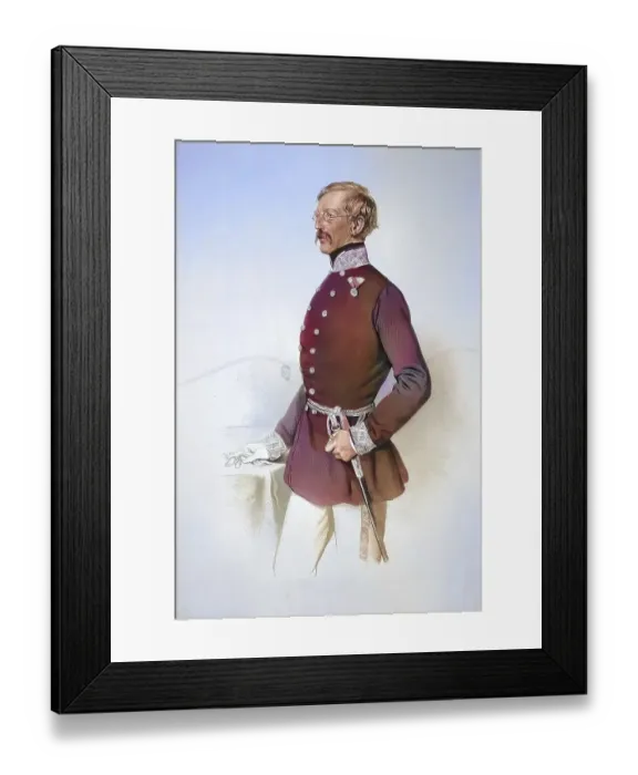 Framed Print : Otto Graf Fuenfkirchen (1800-1872)