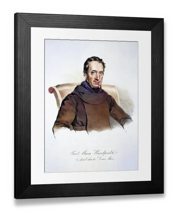 Framed Print : Paul Maria Hasslpoeckh (1789-1846) Framed Print : Paul Maria Hasslpoeckh (1789-1846)