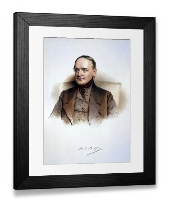 Framed Print : Paul Maria Joseph Partsch (born 11 June 1791 in Vienna)