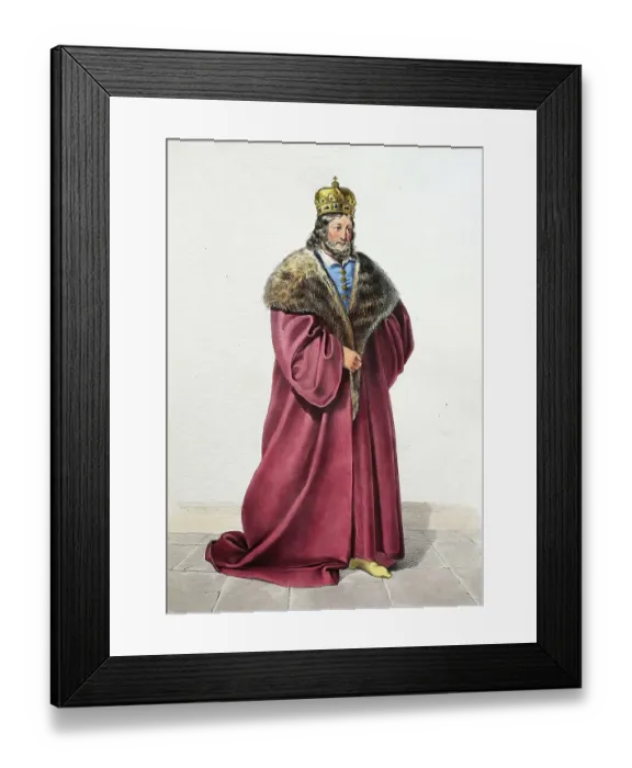 Framed Print : Peter Orseolo (1011-1059) King of Hungary (1038-1041 and 1044-1046) Framed Print : Peter Orseolo (1011-1059) King of Hungary (1038-1041 and 1044-1046)