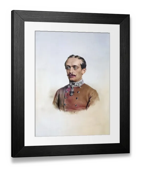 Framed Print : Konstantin Viktor Ernst Emil Karl Alexander Friedrich Prince of Hohenlohe-Schillingsfuerst