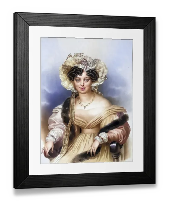 Framed Print : Maria Otholina Gobertina Countess Erdoedy (1787-1866)