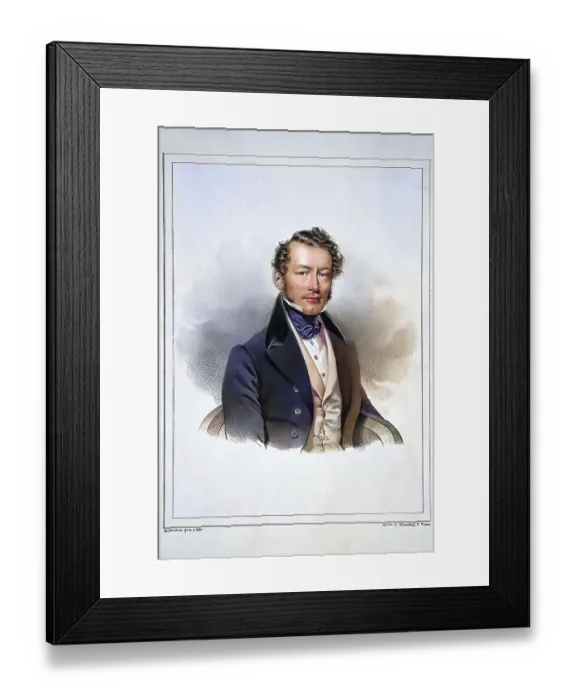 Framed Print : Philipp Freiherr von Skrbensky (1789-1876) Framed Print : Philipp Freiherr von Skrbensky (1789-1876)