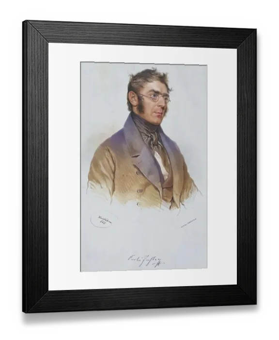 Framed Print : Karl Pichler (1811-1865), Czech writer Framed Print : Karl Pichler (1811-1865), Czech writer