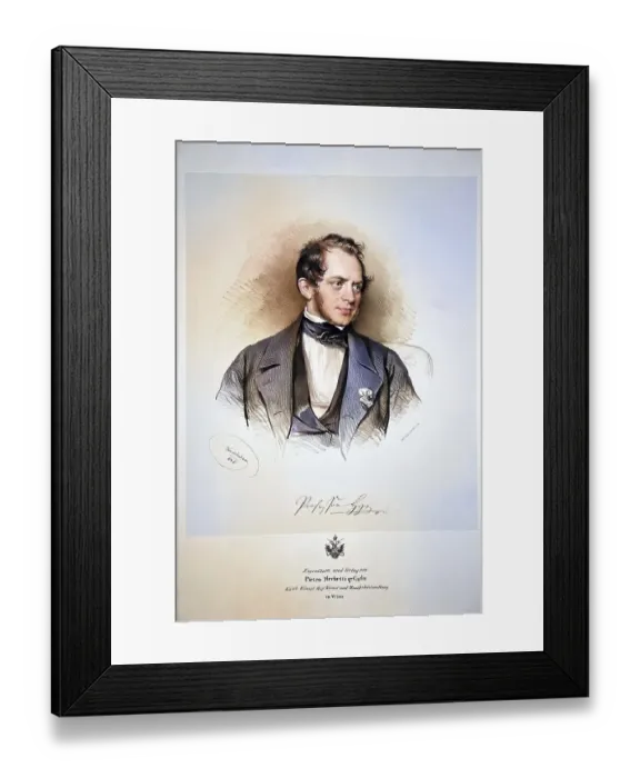 Framed Print : Anton Freiherr Hye von Gluneck
