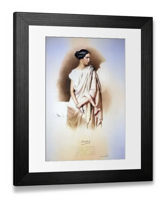 Framed Print : Rachel, also Mademoiselle Rachel