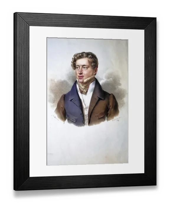 Framed Print : Rudolf Fuerst Kinsky 1802-1936) Prince