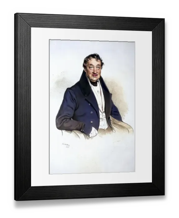 Framed Print : Samuel Heinrich Kaan, Edler von Albest (1776-1844) wool merchant