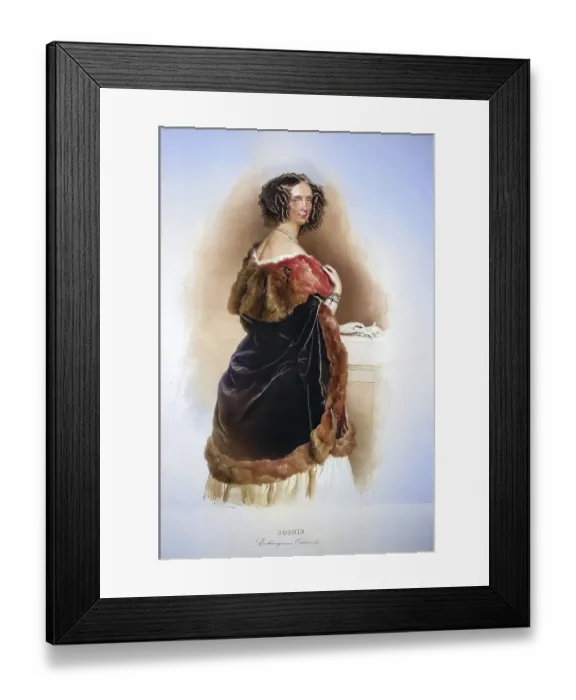 Framed Print : Sophie Friederike of Bavaria, Archduchess of Austria