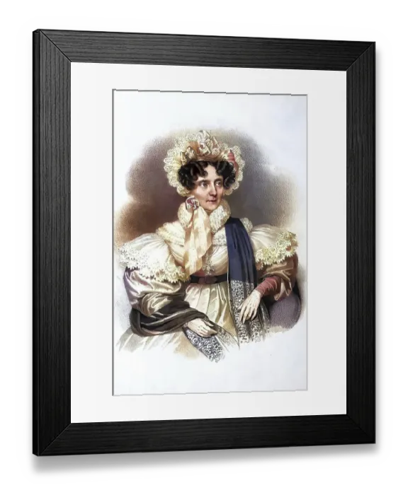 Framed Print : Sophie Countess Esterhazy, nee Liechtenstein (1798-1869)