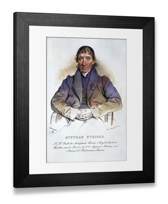 Framed Print : Stephan Steiger (born 1836), doctor in Vienna Framed Print : Stephan Steiger (born 1836), doctor in Vienna