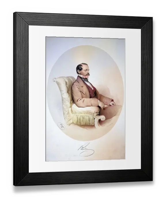 Framed Print : Theodor farmer (1822-1871), Director of the Lower Austrian Escompte Society and Spanish Consul Framed Print : Theodor farmer (1822-1871), Director of the Lower Austrian Escompte Society and Spanish Consul