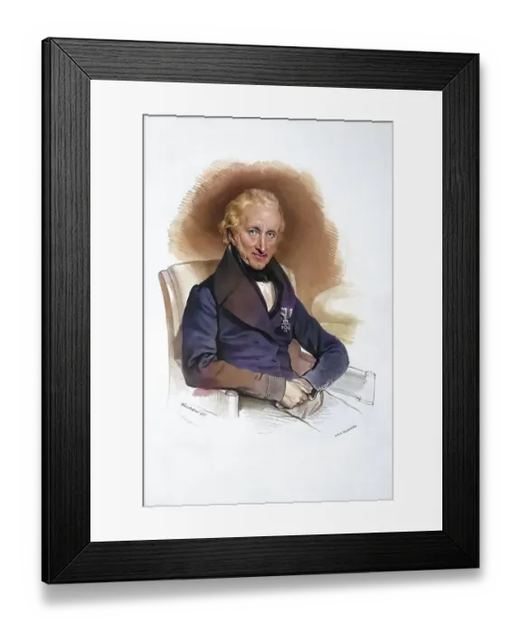 Framed Print : Vinzenz Paul Ritter von Pitreich (born 4 October 1798 in Vienna) Framed Print : Vinzenz Paul Ritter von Pitreich (born 4 October 1798 in Vienna)