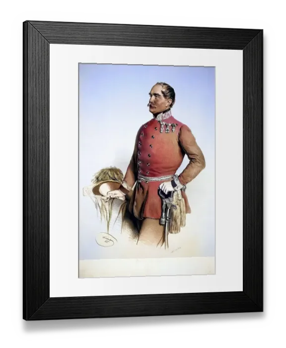 Framed Print : Vinzenz Ferdinand Xaver Baptist Freiherr von Schlechta Ritter zu Wschehrd