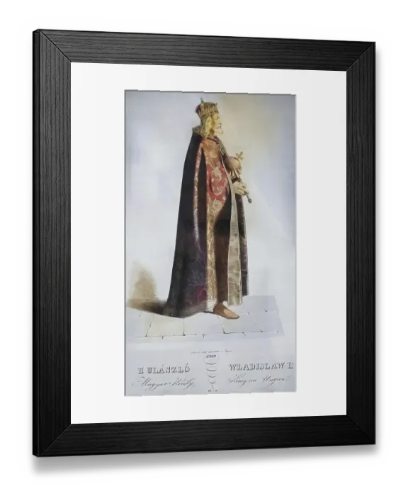 Framed Print : Vladislav II of Bohemia and Hungary