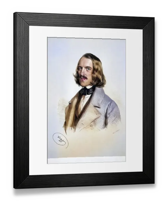 Framed Print : Walther Wolfgang Freiherr von Goethe (born 9 April 1818 in Weimar) Framed Print : Walther Wolfgang Freiherr von Goethe (born 9 April 1818 in Weimar)