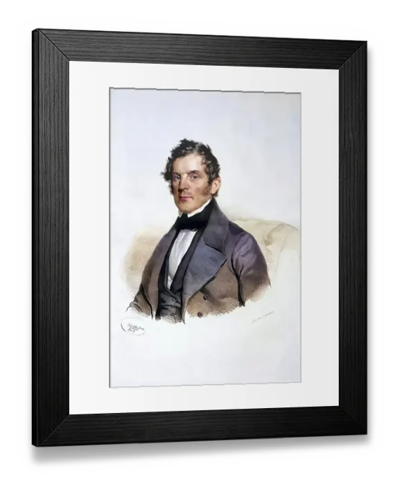 Framed Print : Willibald von Gunz (1817-1883)