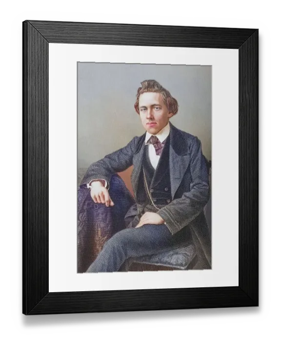 Framed Print : Paul Charles Morphy, 1837-1884