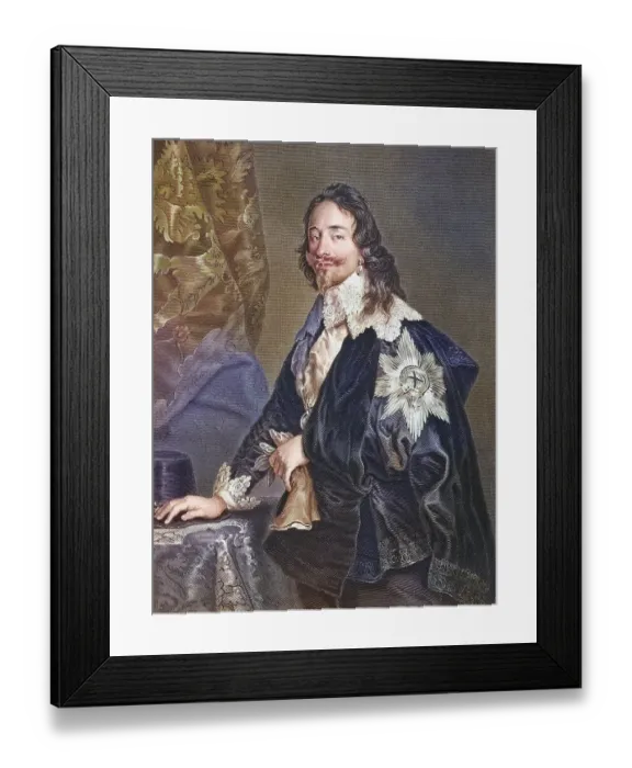 Framed Print : Charles I. 1600 to 1649, King of England Framed Print : Charles I. 1600 to 1649, King of England