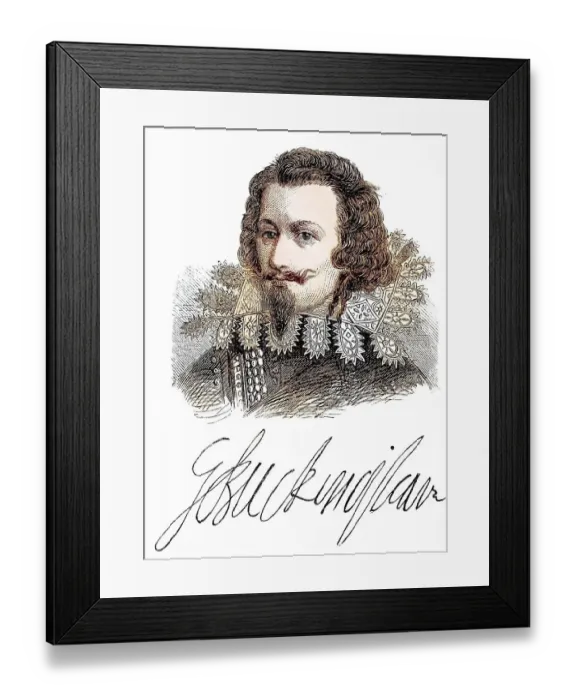 Framed Print : George Villiers, 1st Duke of Buckingham