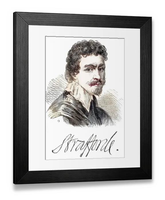Framed Print : Sir Thomas Wentworth, 1st Earl of Strafford