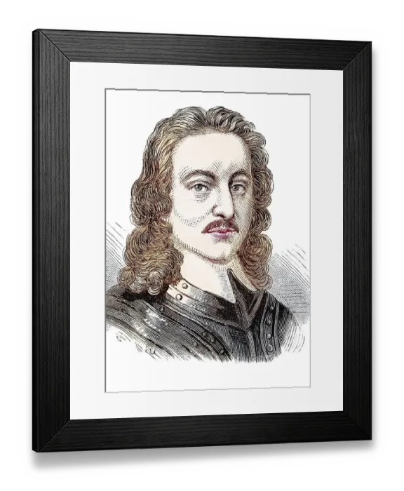Framed Print : John Hampden 1594 to 1643 English parliamentary leader