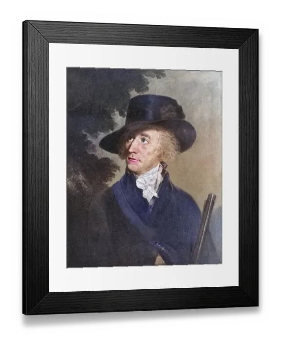 Framed Print : Peter Anker 1744-1832 Norwegian artist