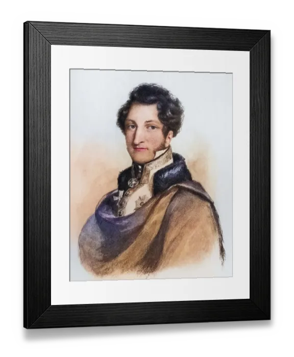 Framed Print : Ernst I, Duke of Saxe-Coburg-Saalfeld