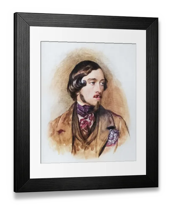 Framed Print : Prince Ernst, later Duke of Saxe-Coburg-Gotha Framed Print : Prince Ernst, later Duke of Saxe-Coburg-Gotha