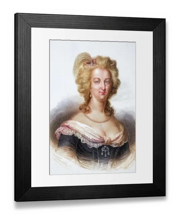 Framed Print : Marie Antoinette 1755-1793, Queen of France Framed Print : Marie Antoinette 1755-1793, Queen of France
