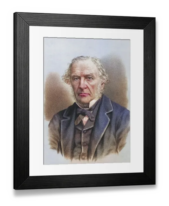 Framed Print : William Ewart Gladstone (1809-1898)