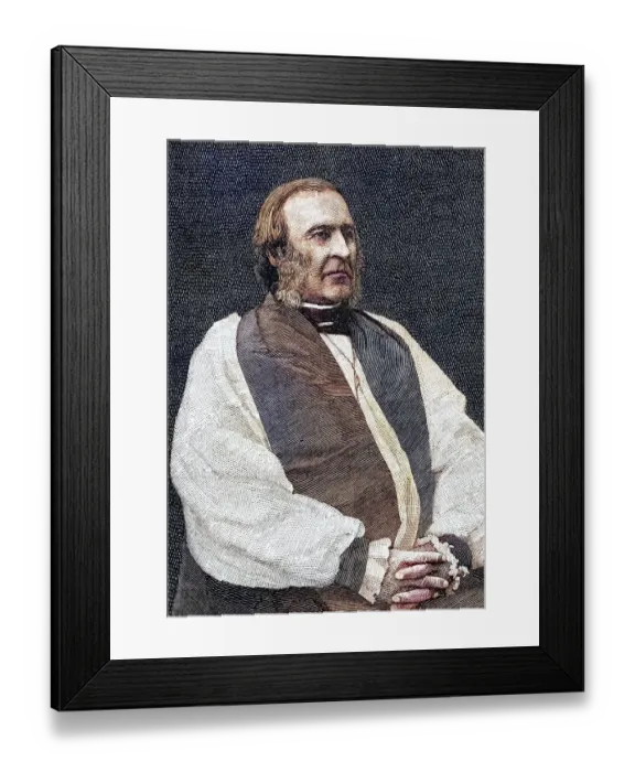 Framed Print : Frederick Temple, 1821-1902, Archbishop of Canterbury