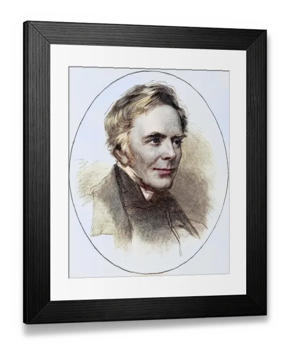 Framed Print : John Keble, 1792-1866, English priest and poet