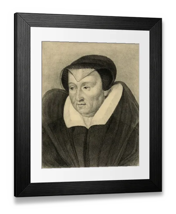 Framed Print : Catherine de Medici, 1519-1589