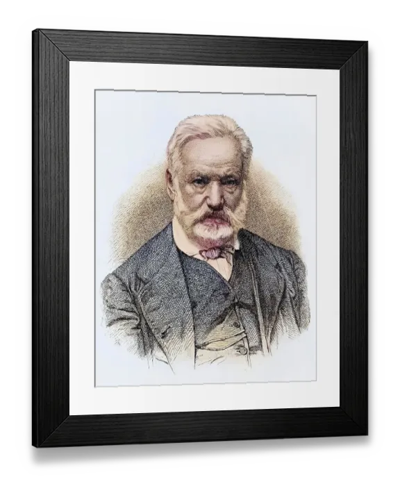Framed Print : Victor Marie Hugo, 1802-1885, French poet