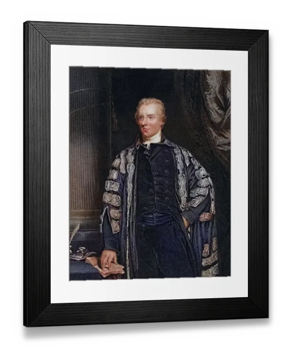 Framed Print : William Pitt (the Younger) 1759-1806