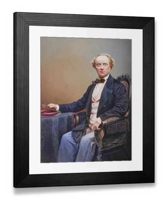 Framed Print : Charles John Kean, 1811-1868, English actor