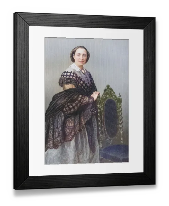 Framed Print : Madame Rosina Penco, 1823-1894