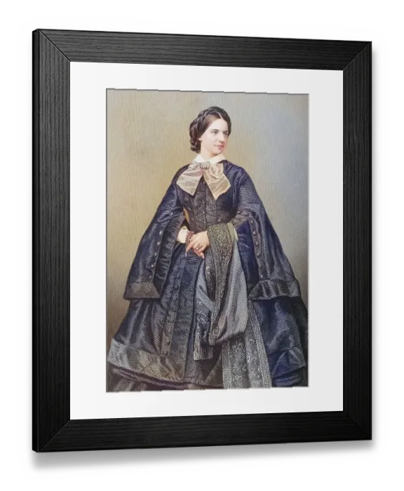 Framed Print : Mademoiselle Victoire Balfe, 1837-1871